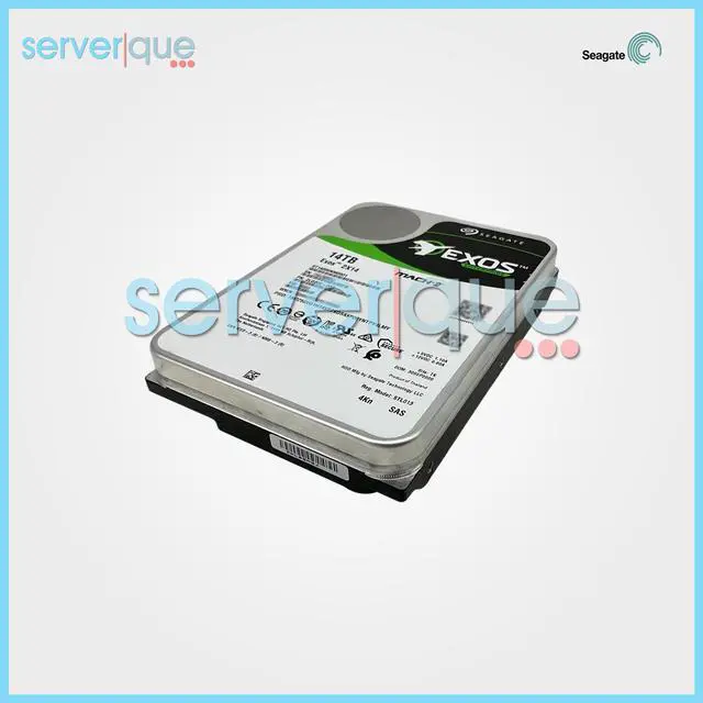 Alt view image 2 of 4 - Seagate ST14000NM0001 Exos 2X14 ST14000NM0001 14 TB Hard Drive - 3.5" Internal - SAS (12Gb/s SAS)