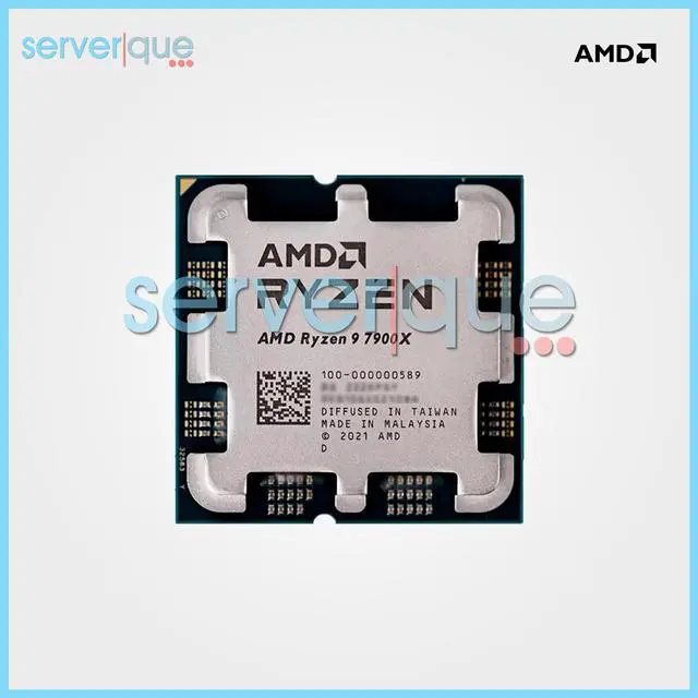Alt view image 2 of 4 - AMD Ryzen 9 7900X Dodeca-core (12 Core) 4.70 GHz Processor - 64 MB L3 Cache - 12 MB L2 Cache - 64-bit Processing - 5.60 GHz Overclocking Speed - 5 nm - Socket AM5 - AMD Radeon Graphics Yes ...