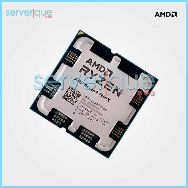 Alt view image 4 of 4 - AMD Ryzen 9 7900X Dodeca-core (12 Core) 4.70 GHz Processor - 64 MB L3 Cache - 12 MB L2 Cache - 64-bit Processing - 5.60 GHz Overclocking Speed - 5 nm - Socket AM5 - AMD Radeon Graphics Yes ...