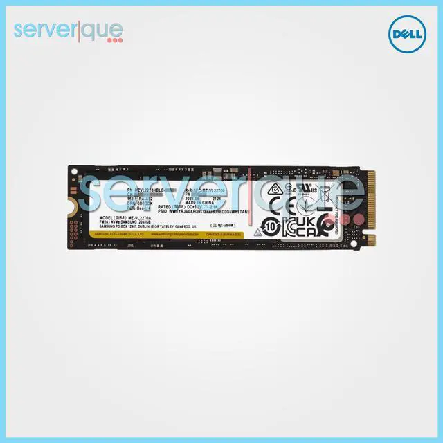Alt view image 4 of 4 - Samsung PM9A1 MZ-VL22T0A - SSD - 2 TB - PCIe 4.0 X4 (NVMe) - Dell OEM Refurbished