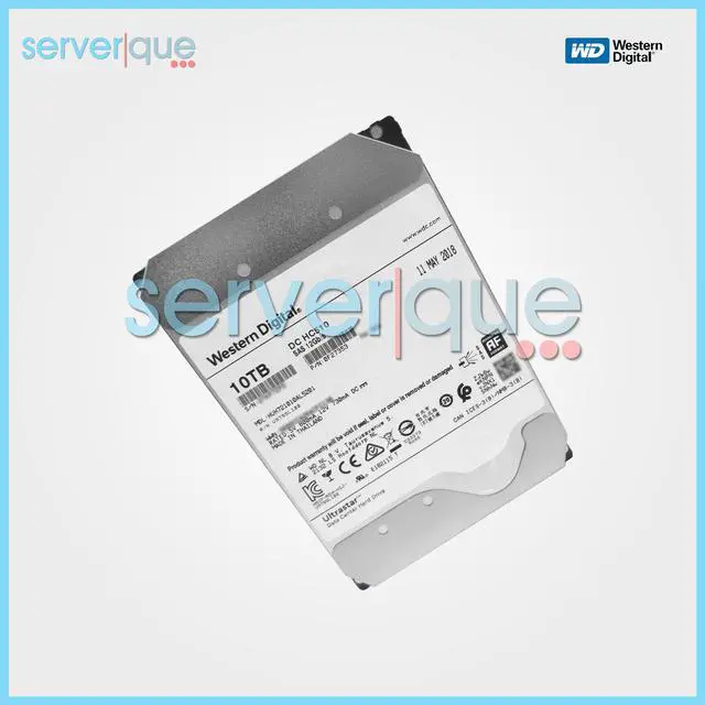 Main image of Western Digital HUH721010AL5201 DC HC510 10TB SAS 12Gbps 256MB 3.5" Hard Drive