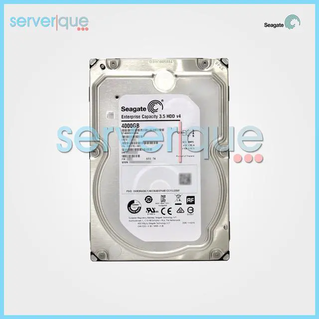 Alt view image 3 of 3 - ST4000NM0034 Seagate 4TB 12Gbps 3.5 LFF SAS 7.2K 128MB Enterprise Hard Drive