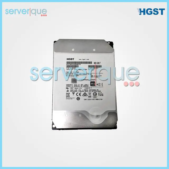 Alt view image 3 of 3 - HUH721010AL4201 HGST Ultrastar 10TB 12Gbps 7.2K SAS 3.5" Internal Hard Drive