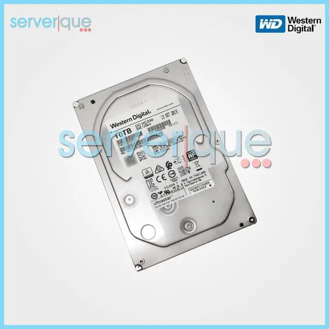 Alt view image 2 of 3 - Western Digital WUS721010AL5204 DC HC330 10TB SAS 12Gbps 256MB 3.5" Hard Drive