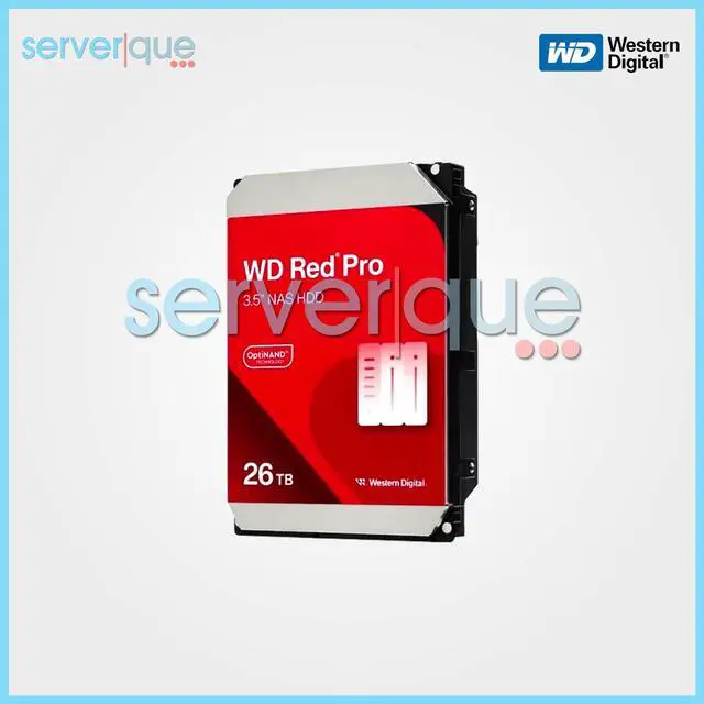 Main image of WD260KFGX Western Digital Red Pro 26TB 6Gbps 7.2KRPM SATA 512MB 3.5" HDD