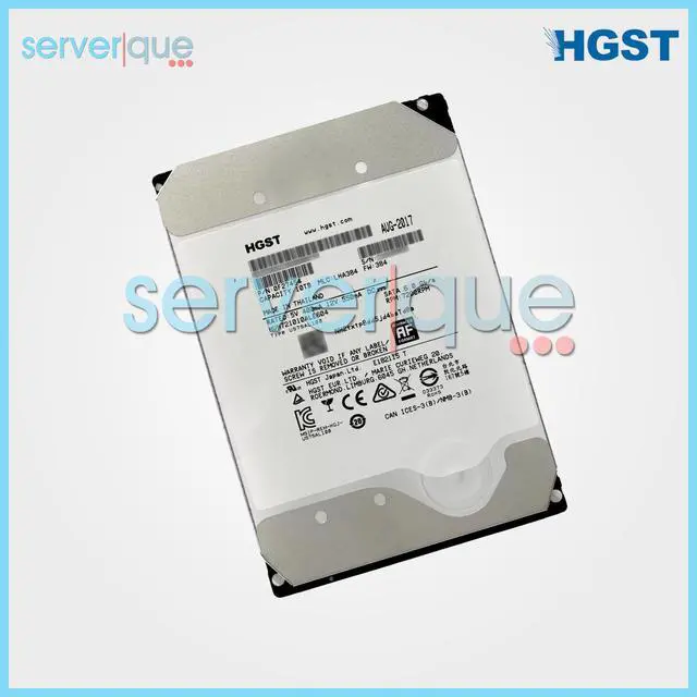 Main image of HUH721010ALE604 HGST 10TB 6Gbps 7200RPM SATA 256MB 3.5" Internal Hard Drive