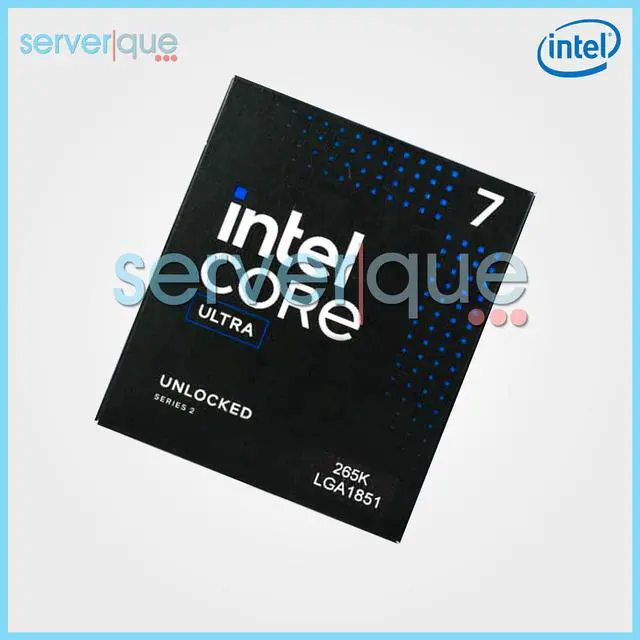 Alt view image 3 of 3 - Intel Core Ultra 7 265K BX80768265K 20-Core 3.90GHz 30MB FCLGA1851 Processor