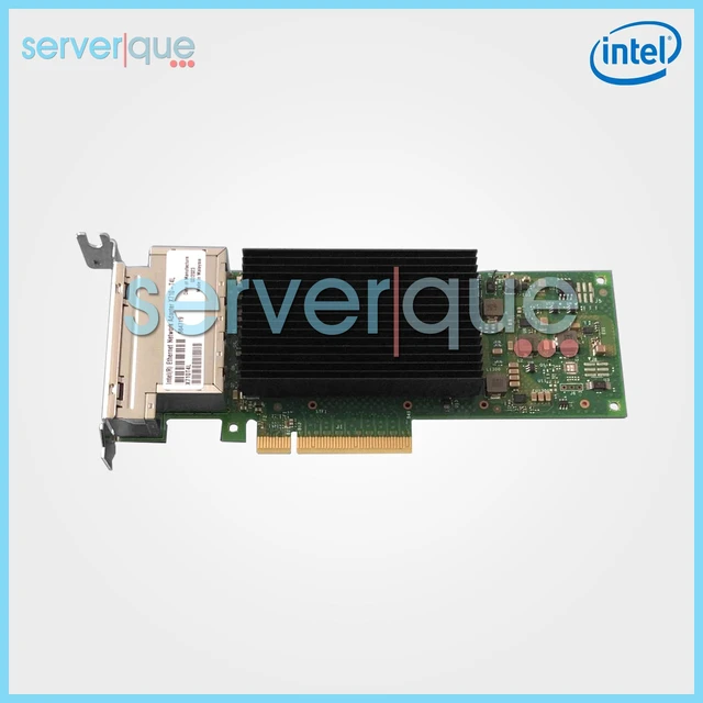 Alt view image 3 of 3 - Dell K5DDV Intel X710-T4L 10Gbps Quad-port PCI-e Ethernet Network Adapter