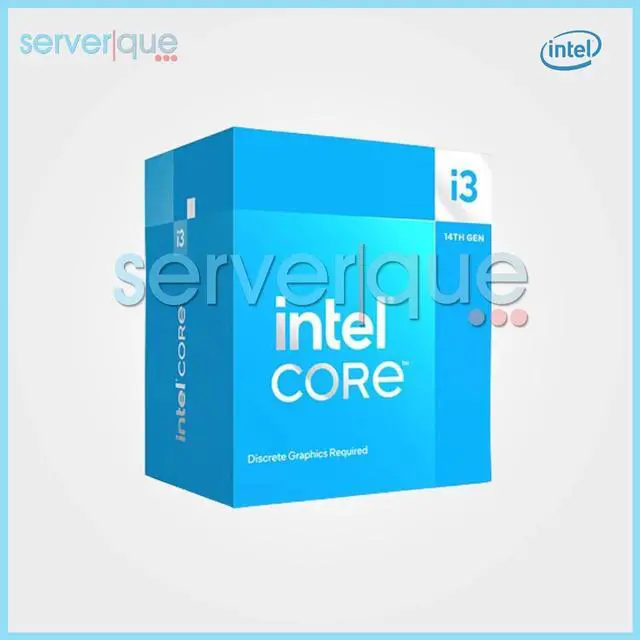 Main image of BX8071514100F Intel Core i3-14100F Quad-Core 3.50GHz 12MB FCLGA1700 Processor