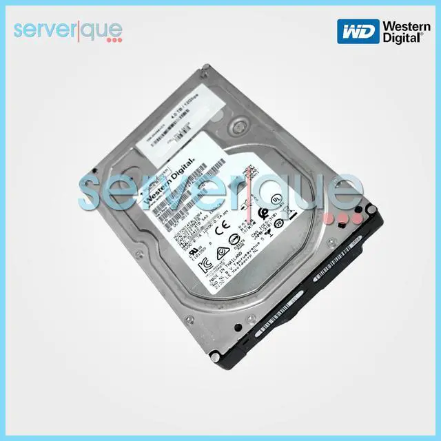 Alt view image 3 of 3 - Western Digital HUS726T4TALS204 4TB SAS 12Gbps 7200RPM 256MB 3.5" Internal HDD