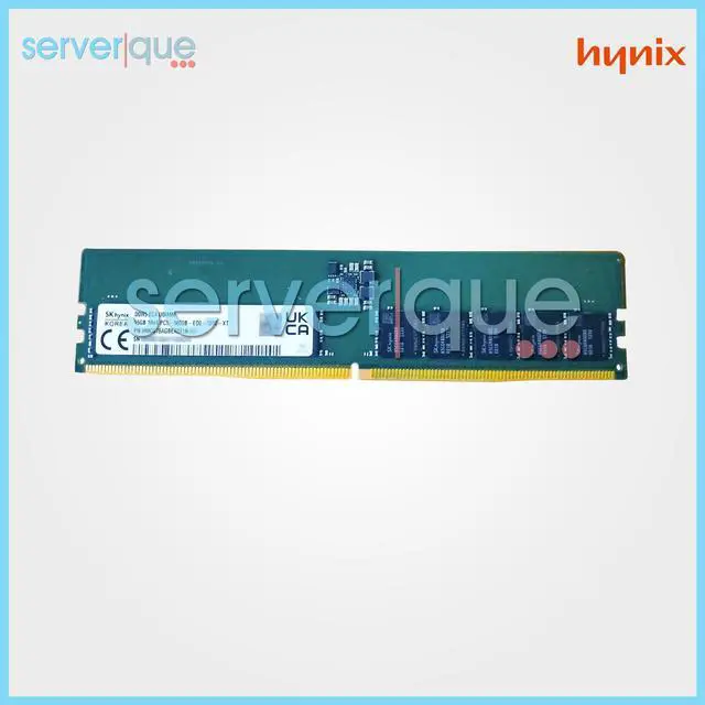 Main image of Hynix HMCG78AGBEA081N 16GB PC5-44800 DDR5-5600MHz EC4 UDIMM 1.1V 1Rx8 Memory