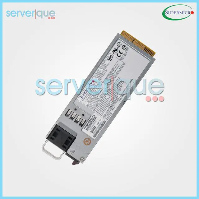 Alt view image 3 of 3 - PWS-2K08A-1R SuperMicro 2000W 80+ 1U Titanium Hot Plug Redundant Power Supply