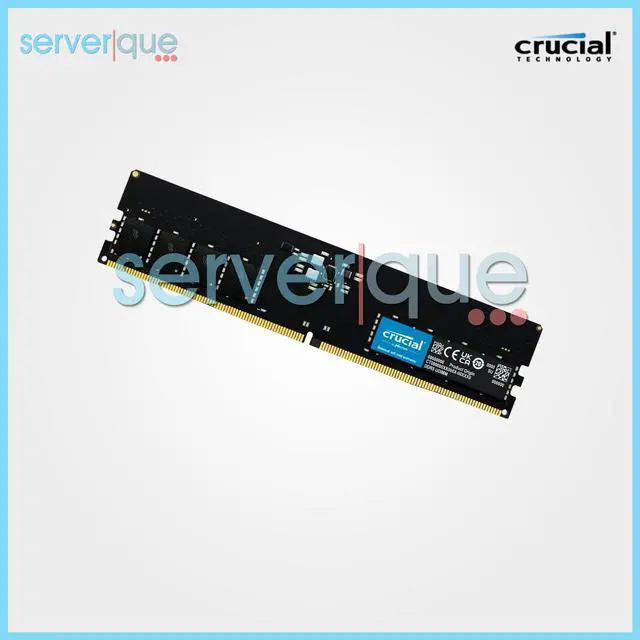 Alt view image 2 of 3 - CT16G56C46U5 Crucial 16GB PC5-44800 DDR5-5600MHz UDIMM CL46 Single Rank Memory