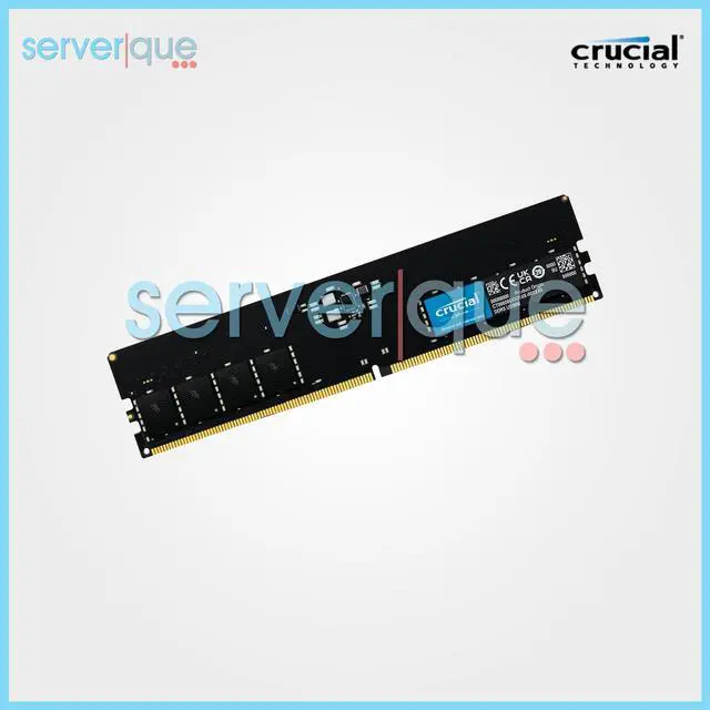 Alt view image 3 of 3 - CT16G56C46U5 Crucial 16GB PC5-44800 DDR5-5600MHz UDIMM CL46 Single Rank Memory
