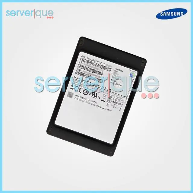 Alt view image 2 of 3 - MZILS3T8HMLH Samsung PM1633a 3.84TB 12Gbps MZ-ILS3T8N SAS 2.5" Internal SSD
