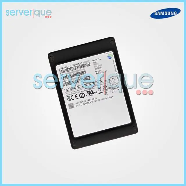 Alt view image 3 of 3 - MZILS3T8HMLH Samsung PM1633a 3.84TB 12Gbps MZ-ILS3T8N SAS 2.5" Internal SSD