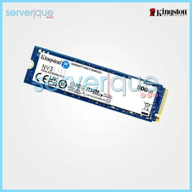 Alt view image 2 of 3 - SNV3S/500G Kingston NV3 500GB PCI Express 4.0 x4 NVMe M.2 2280 Internal SSD