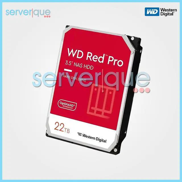 Alt view image 2 of 3 - WD221KFGX Western Digital Red Pro 22TB SATA 7.2K 6Gbps 3.5" Internal Hard Drive