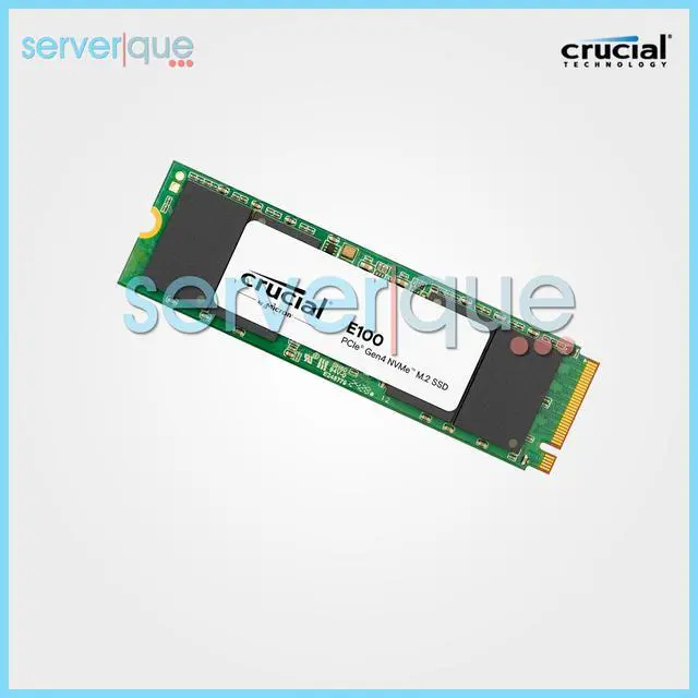 Alt view image 2 of 3 - CT1000E100SSD8 Crucial E100 1TB PCI Express x4 NVMe M.2 2280 Internal SSD