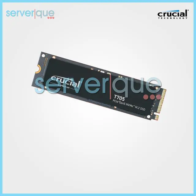Alt view image 2 of 3 - Crucial CT1000T705SSD3 T705 1TB PCIe 5.0 x4 NVMe TLC M.2 2280 Internal SSD