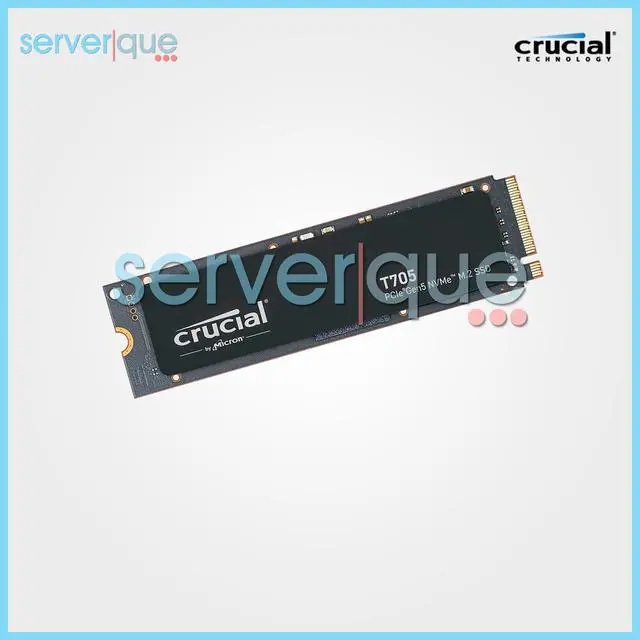 Alt view image 3 of 3 - Crucial CT1000T705SSD3 T705 1TB PCIe 5.0 x4 NVMe TLC M.2 2280 Internal SSD