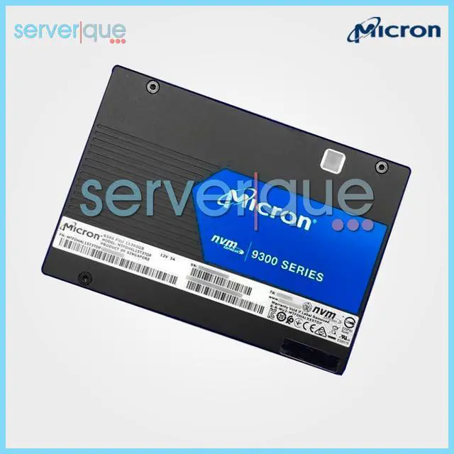 Alt view image 3 of 3 - MTFDHAL15T3TDP Micron 9300 PRO 15.36TB U.2 PCI-e 3.0 x4 NVMe 2.5" 3D TLC SSD