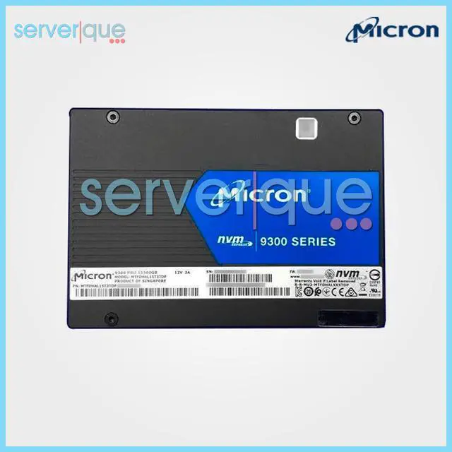 Alt view image 2 of 3 - MTFDHAL15T3TDP Micron 9300 PRO 15.36TB U.2 PCI-e 3.0 x4 NVMe 2.5" 3D TLC SSD