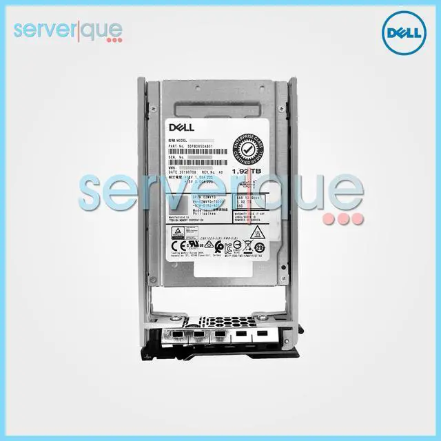 Main image of Dell 2WVYG 1.92TB 12Gbps SAS 2.5" KPM5XVUG1T92 Mixed Use Internal SSD 02WVYG