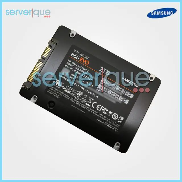 Alt view image 3 of 3 - SAMSUNG MZ-76E2T0B/AM 860 EVO 2TB SATA 6Gbps 2.5" SSD