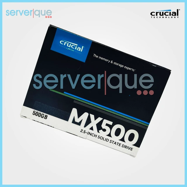 Alt view image 3 of 3 - Crucial CT500MX500SSD1 MX500 500GB SATA 2.5" Internal Solid State Drive