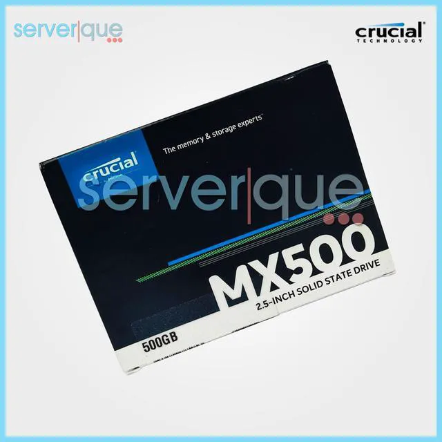 Alt view image 2 of 3 - Crucial CT500MX500SSD1 MX500 500GB SATA 2.5" Internal Solid State Drive