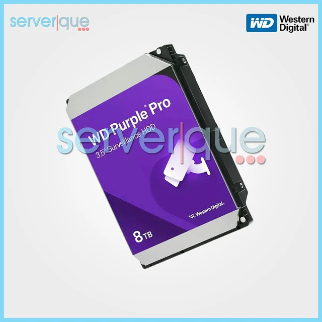 Alt view image 2 of 3 - WD8002PURP WD Purple Pro Surveillance 8TB 7.2K 256MB SATA 6Gbps 3.5" Hard Drive