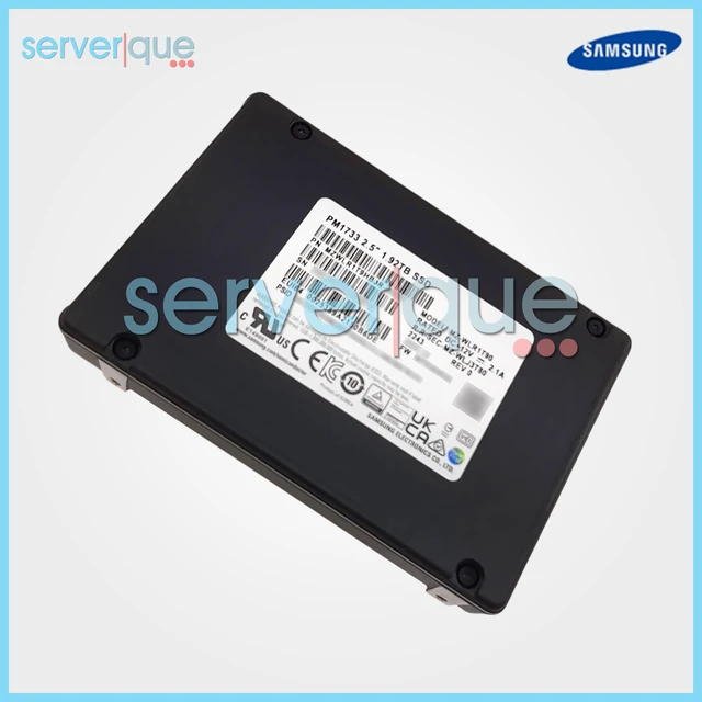 Alt view image 3 of 3 - Samsung MZWLR1T9HBJR PM1733 1.92TB PCIe Gen4 x4 NVMe U.2 2.5" MZ-WLR1T90 SSD