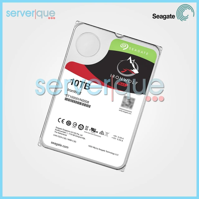 Alt view image 3 of 3 - Seagate ST10000VN0008 IronWolf NAS 10TB 7.2K SATA 6Gbps 256MB 3.5" Internal HDD