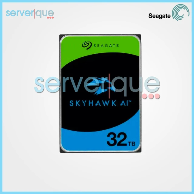 Main image of Seagate ST32000VE000 SkyHawk AI 32TB 7200RPM 6Gbps SATA 512MB 3.5" Internal HDD