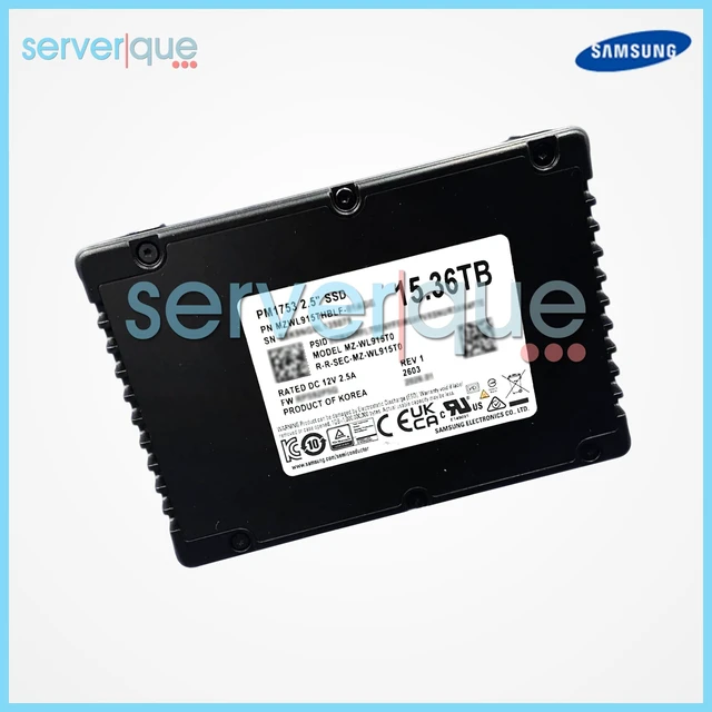 Alt view image 3 of 3 - Samsung MZ-WL915T0 PM1753 15.36TB PCIe 5.0 NVMe 2.5" MZWL915THBLF Internal SSD