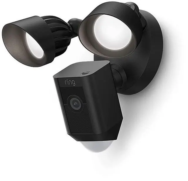 Alt view image 14 of 20 - RING Floodlight Cam Wired Plus Motion-Activated 1080p HD Black