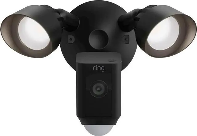 Alt view image 16 of 20 - RING Floodlight Cam Wired Plus Motion-Activated 1080p HD Black