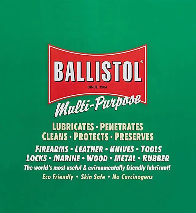 Alt view image 3 of 4 - Ballistol Multi-Purpose Oil Lubricant Cleaner and Protectant for Wood, Metal, Rubber- 4oz
