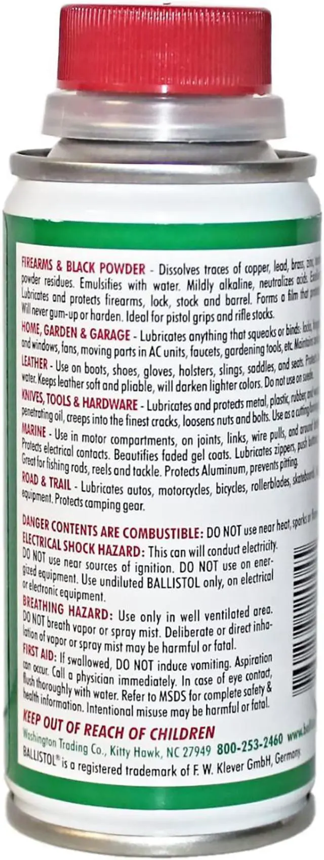 Alt view image 2 of 4 - Ballistol Multi-Purpose Oil Lubricant Cleaner and Protectant for Wood, Metal, Rubber- 4oz