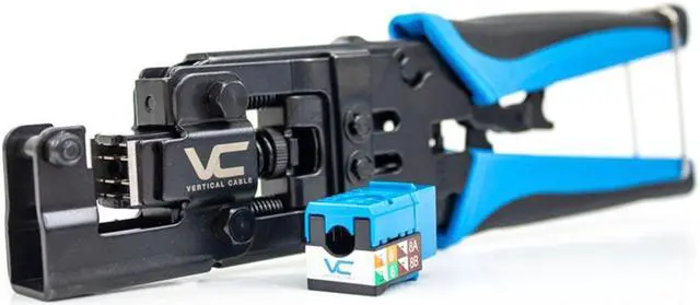 Alt view image 7 of 10 - V-Max 1-Punch Down Termination tool - For Vertical Cable Keystones Only