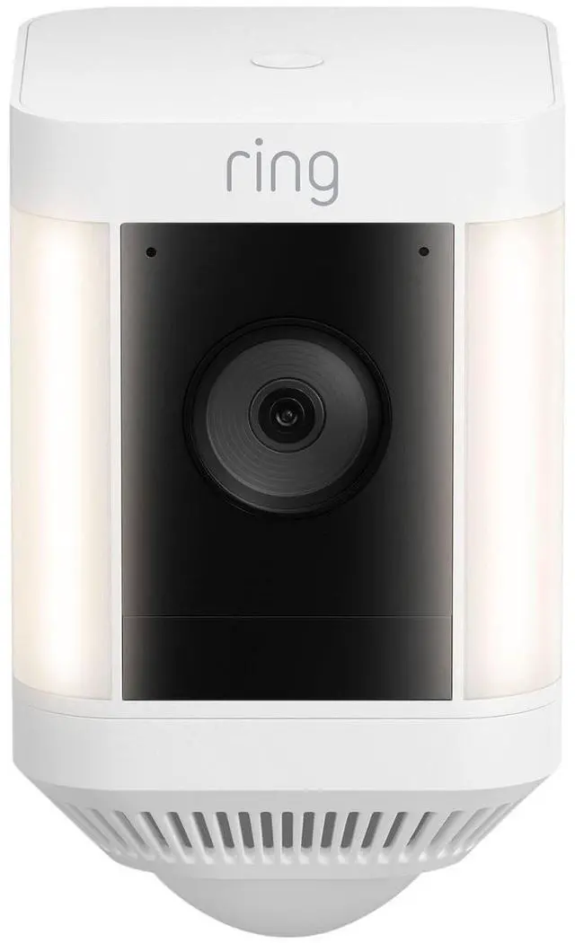 Alt view image 9 of 19 - Ring Spotlight Cam Plus - Battery - Two-Way Talk - Color Night Vision - Security Siren - White - 2022 Release  B09JZ5BG26
