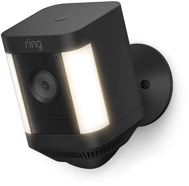 Alt view image 5 of 11 - Ring Spotlight Cam Plus Outdoor/Indoor Wireless Surveillance Camera - Black