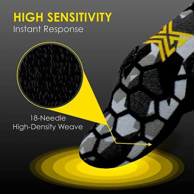 Alt view image 3 of 5 - 6 Pack Mobile Gaming Corps ClawSocks Phone Gaming Finger Sleeves - Geo Camo