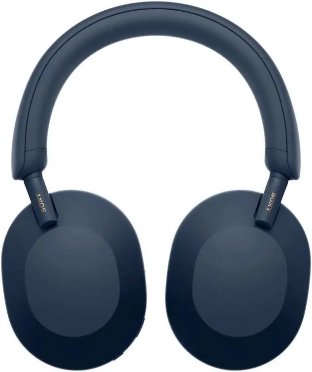 Alt view image 5 of 18 - Sony WH-1000XM5 Noise-Canceling Wireless Over-Ear Headphones (Blue)