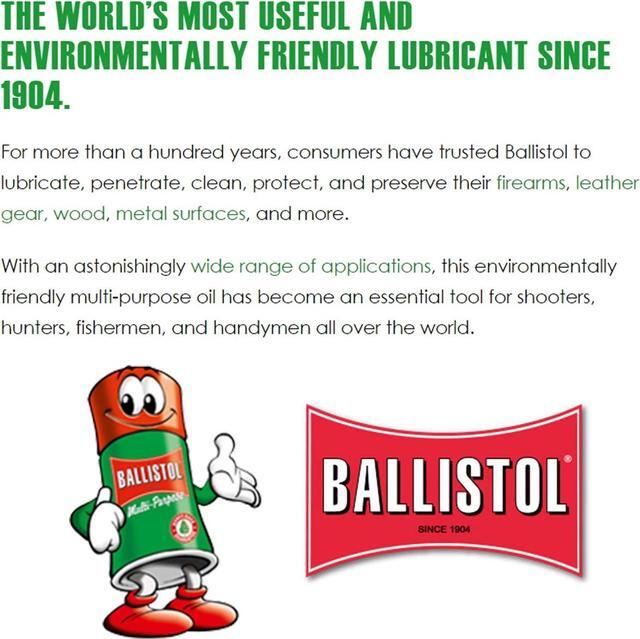 Alt view image 5 of 5 - 3 Pack Ballistol 1.5 oz Multi-Purpose Oil Lubricant Cleaner and Protectant for Wood, Metal, Rubber