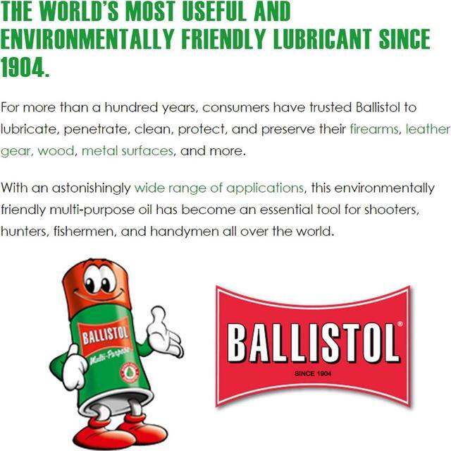 Alt view image 4 of 5 - 3 Pack Ballistol 1.5 oz Multi-Purpose Oil Lubricant Cleaner and Protectant for Wood, Metal, Rubber