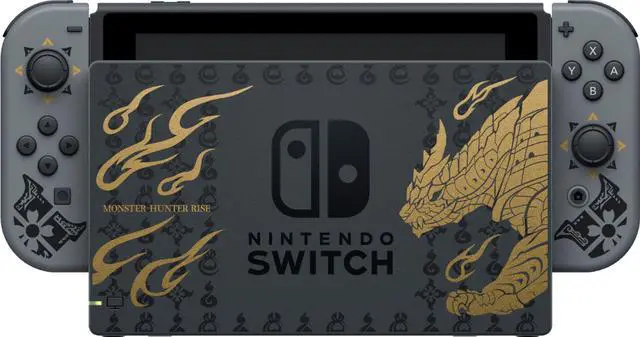 Alt view image 12 of 15 - Nintendo Switch Monster Hunter Rise Deluxe Edition System - Switch