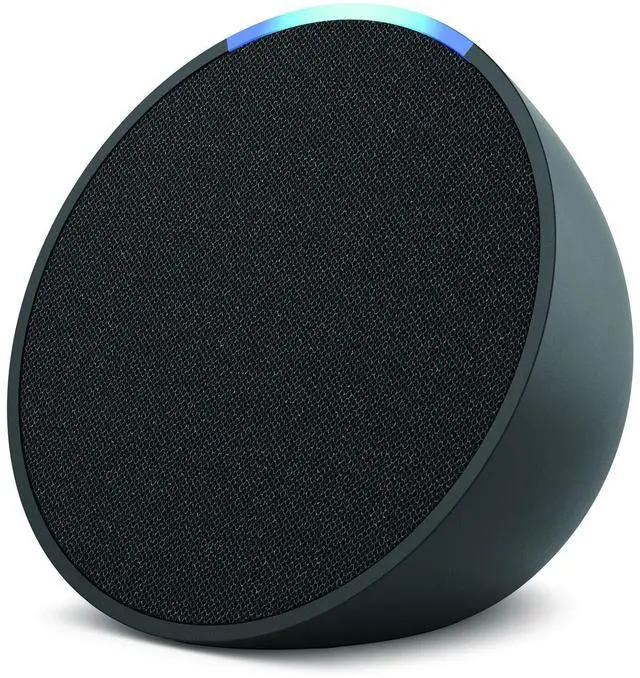Alt view image 2 of 5 - Amazon - Echo Pop (1st Generation) Smart Speaker with Alexa - Charcoal