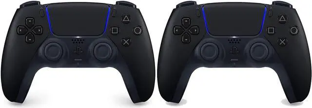 Alt view image 2 of 6 - 2 Pack Sony PlayStation 5 DualSense Wireless Controller - Midnight Black